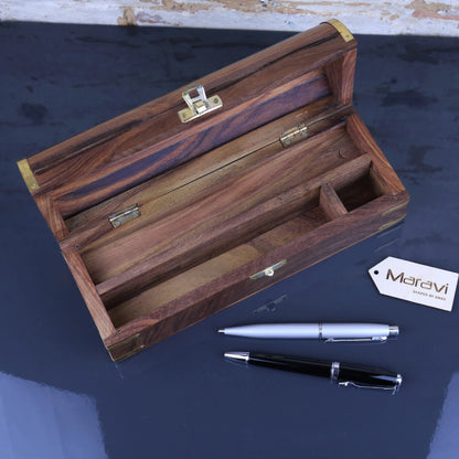 Dala Chest Style Pen Box Top View