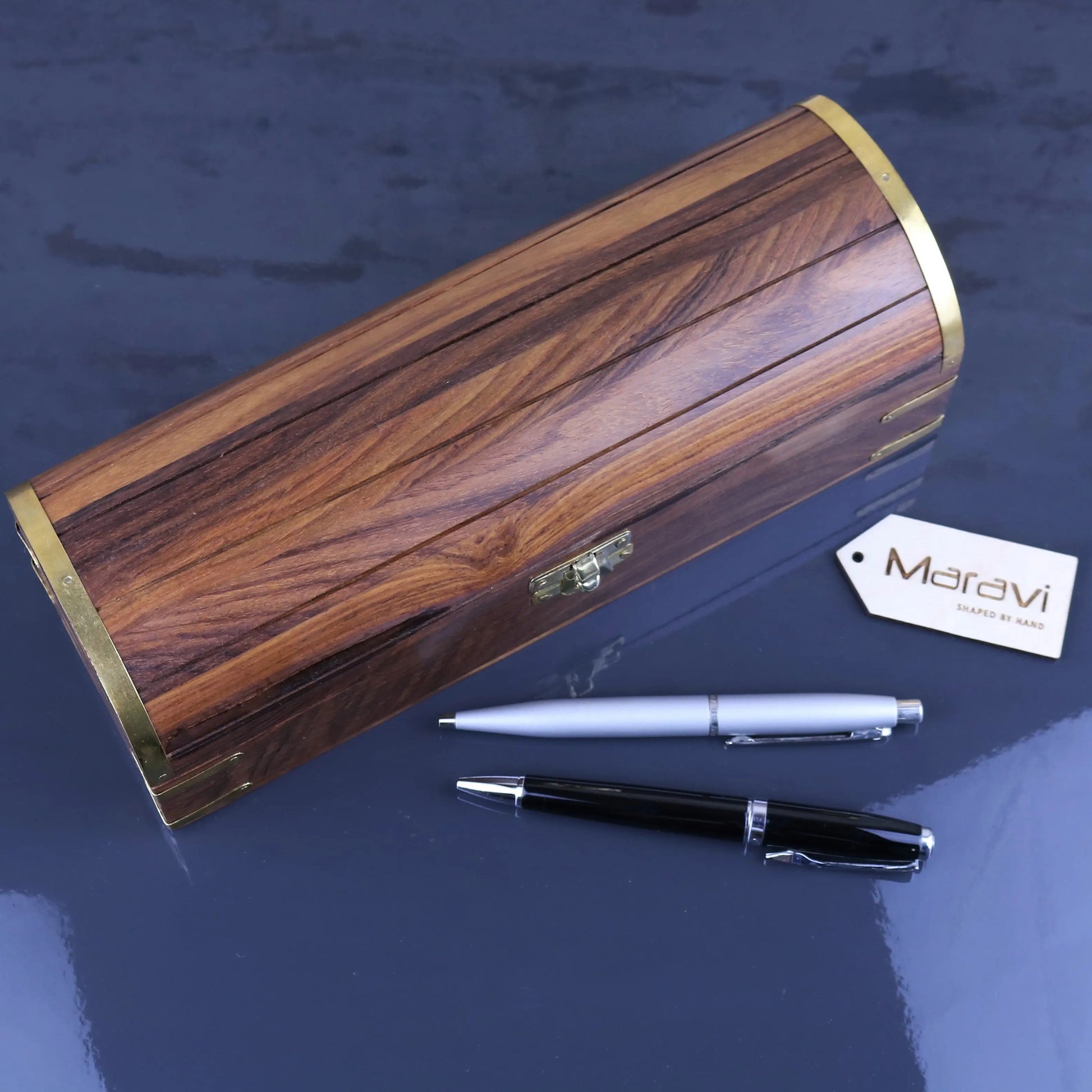 Dala Chest Style Pen Box Top View Closed