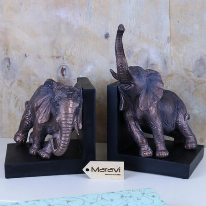 Laloor Elephant Bookends Main Image