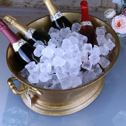 Moyar Champagne Ice Bath Cast Distressed Gold Top View