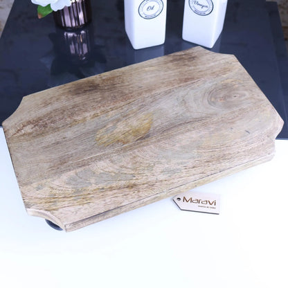 Takli Chopping Serving Board on Legs Top View