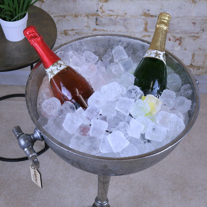 Tumbani Floor Standing Champagne Ice Bucket Tub Top View