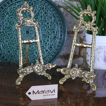 Saramati Small Decorative Brass Display Easels Main Image