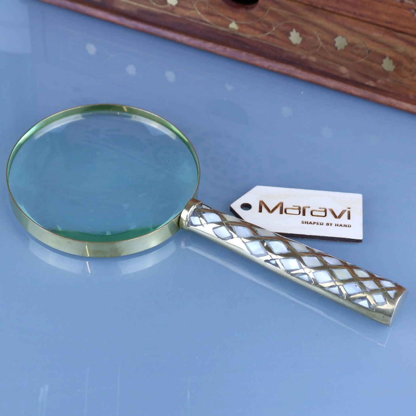 Zuari Brass Magnifying Glass Individual Main Image