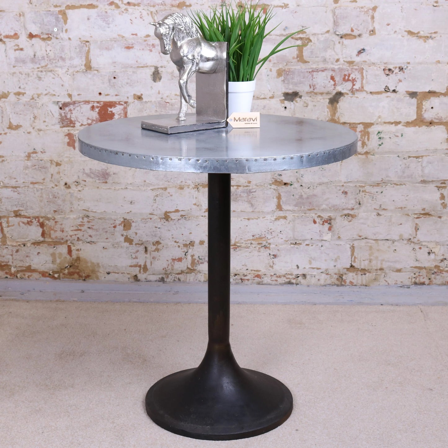 Hatra Industrial Style Metal Side Table Main Image