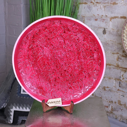 Paluru Fuchsia Pink Large Decorative Bowl Main Image