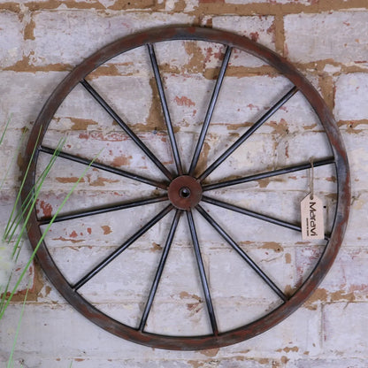 Sawali Rustic Wheel Hanging Ornament Main Image