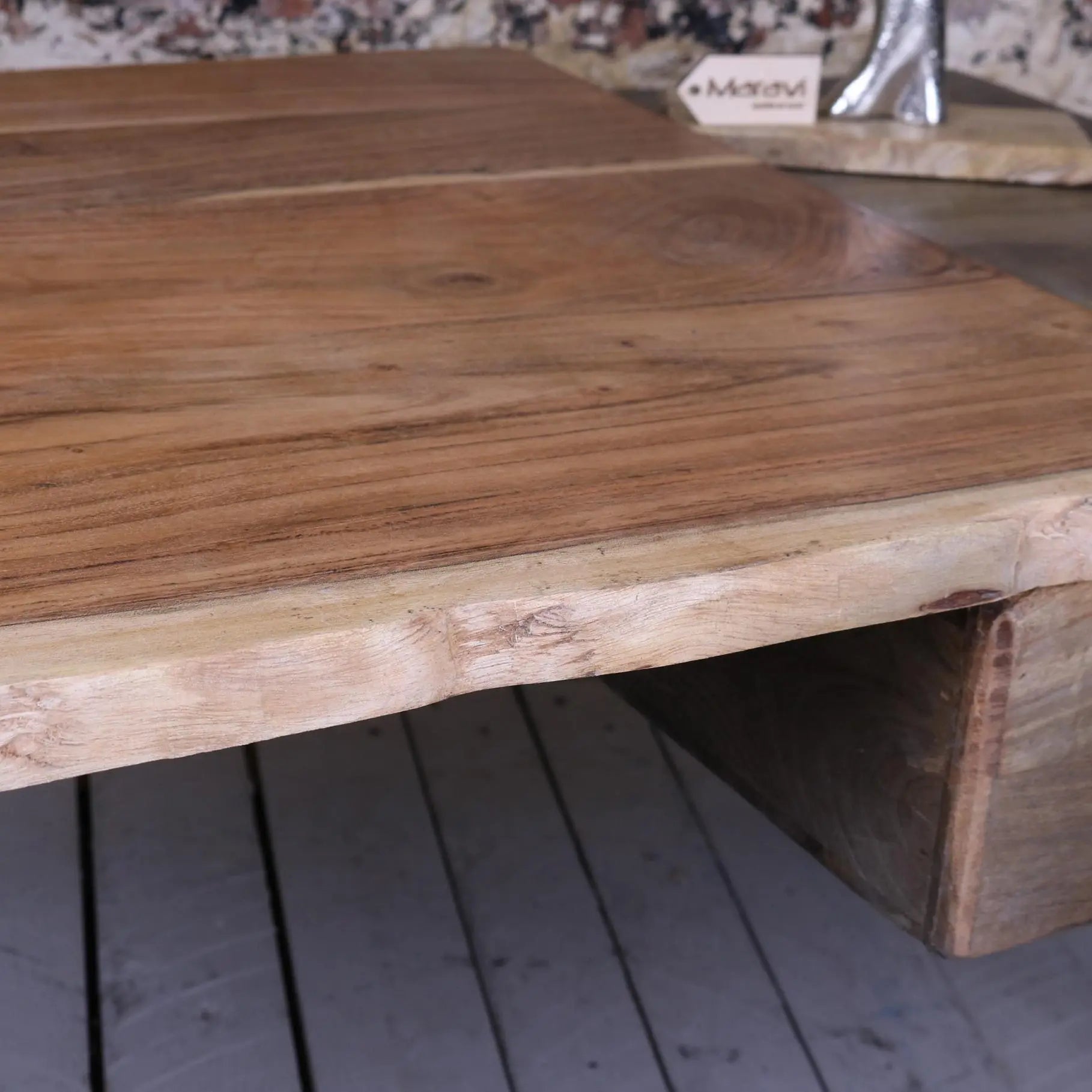 Koptuli Living Edge Coffee Table Closeup of Woodgrain