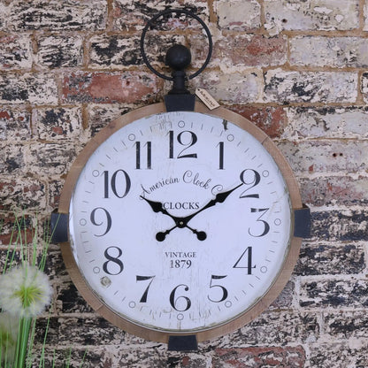 Pocket Watch Style Large Wall Clock Main Image