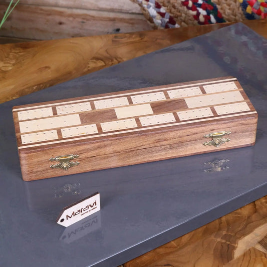 Deori Sheesham Wood Cribbage Game Set - Main Image