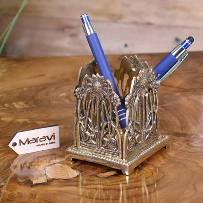 Newsa Sunflower Design Luxury Desk Accessories - Pen Pot Main Image