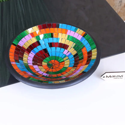 Jahlan Mosaic Bowl 30cm Multicolour - Top View