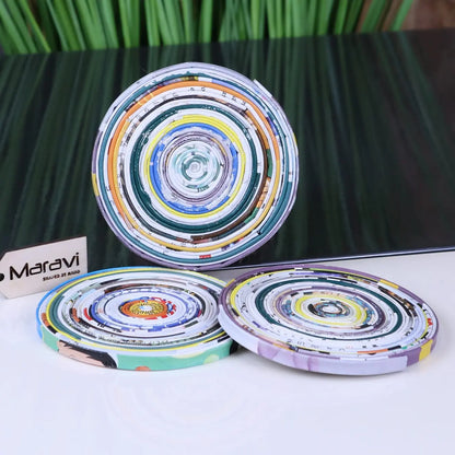 Kauli Set of 3 Recycled Paper Coasters - Main Image