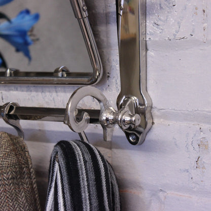 Lohit Train Luggage Rack with Mirror Lower Decoration Closeup