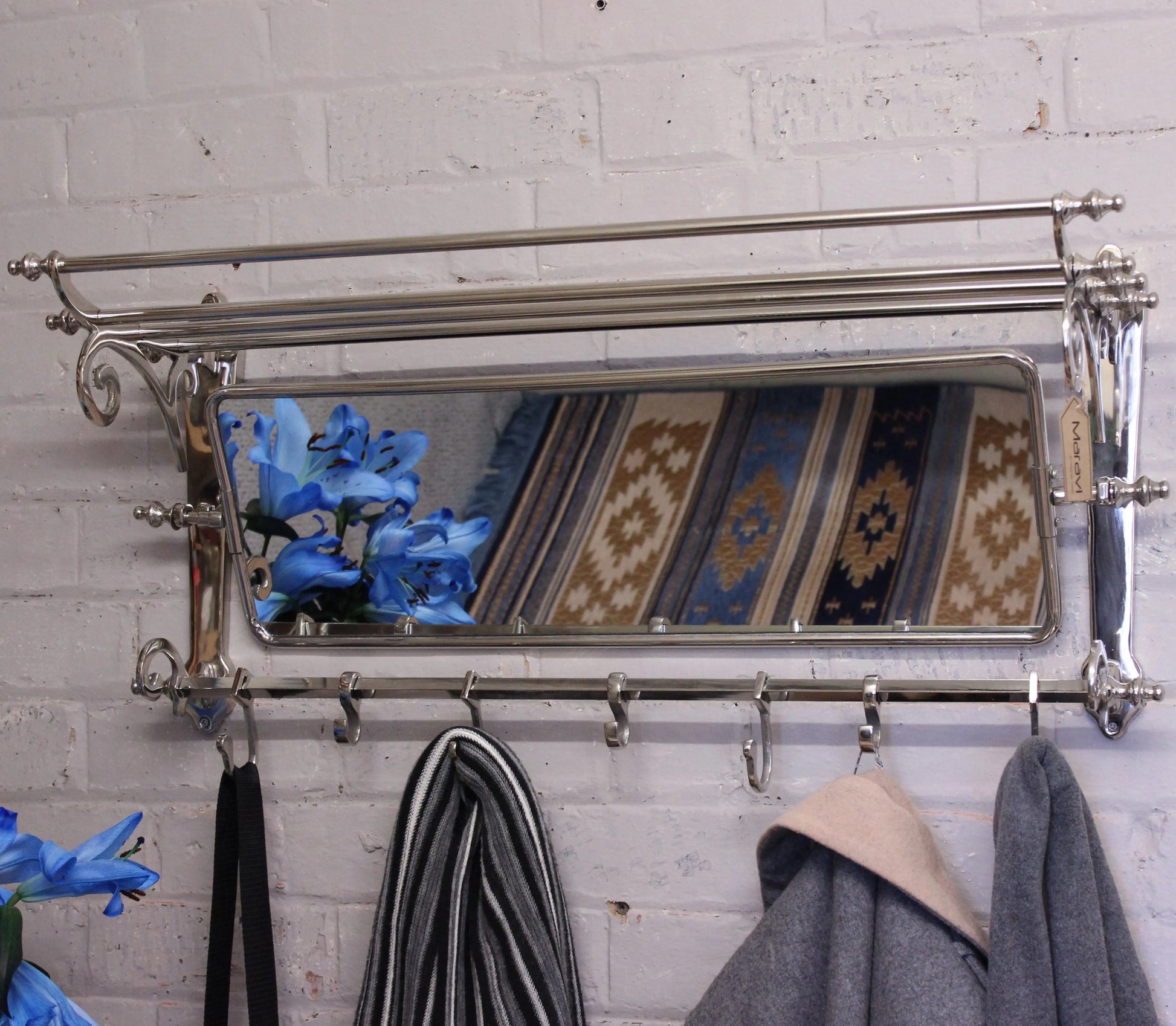 Lohit Train Luggage Rack with Mirror Alternative Main Image