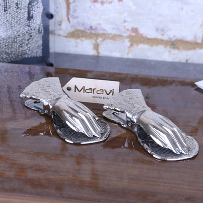 Nalot Hand Shaped Luxury Desk Paper Holder Side View